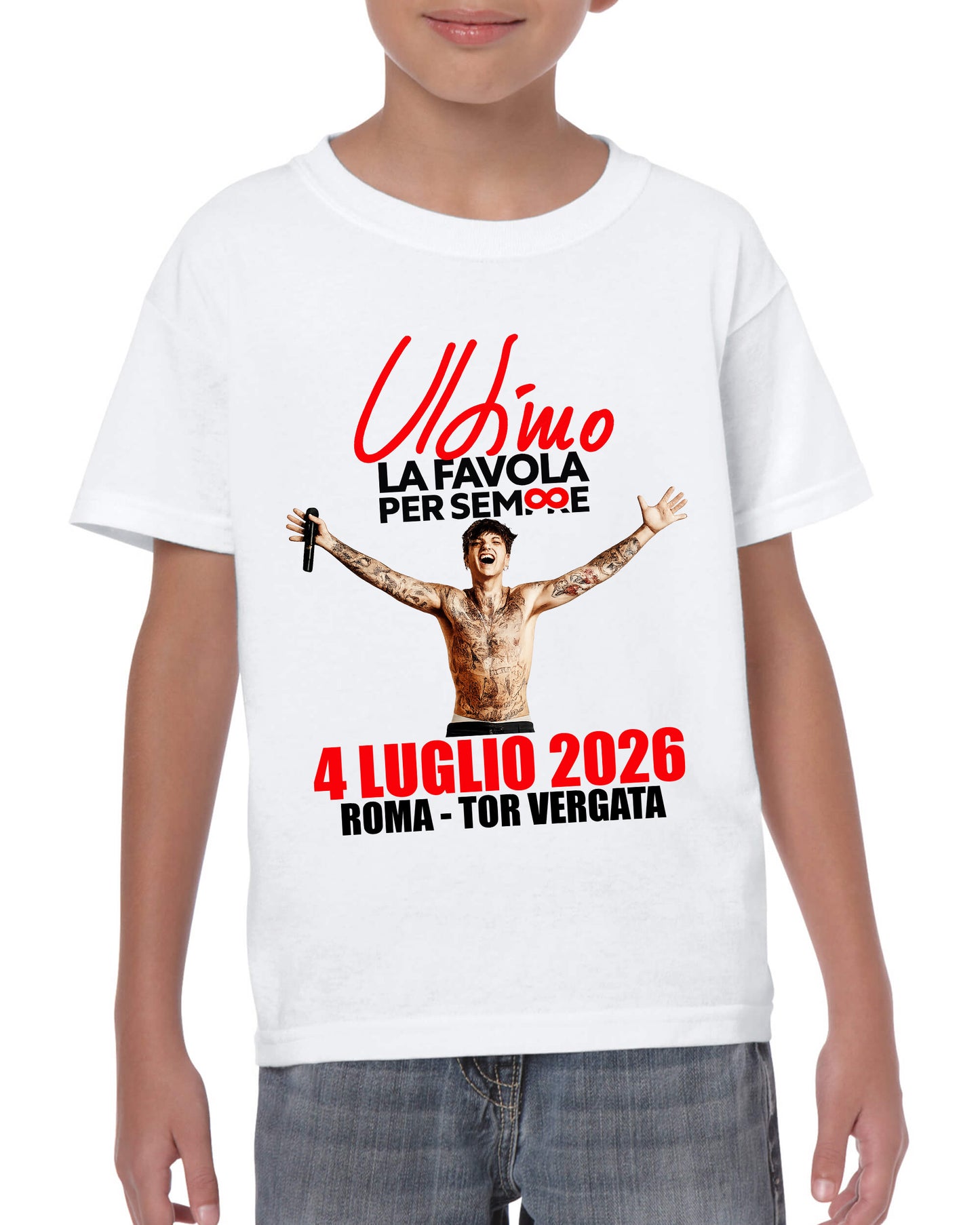 Maglietta di Ultimo La Favola Per Sempre 2026