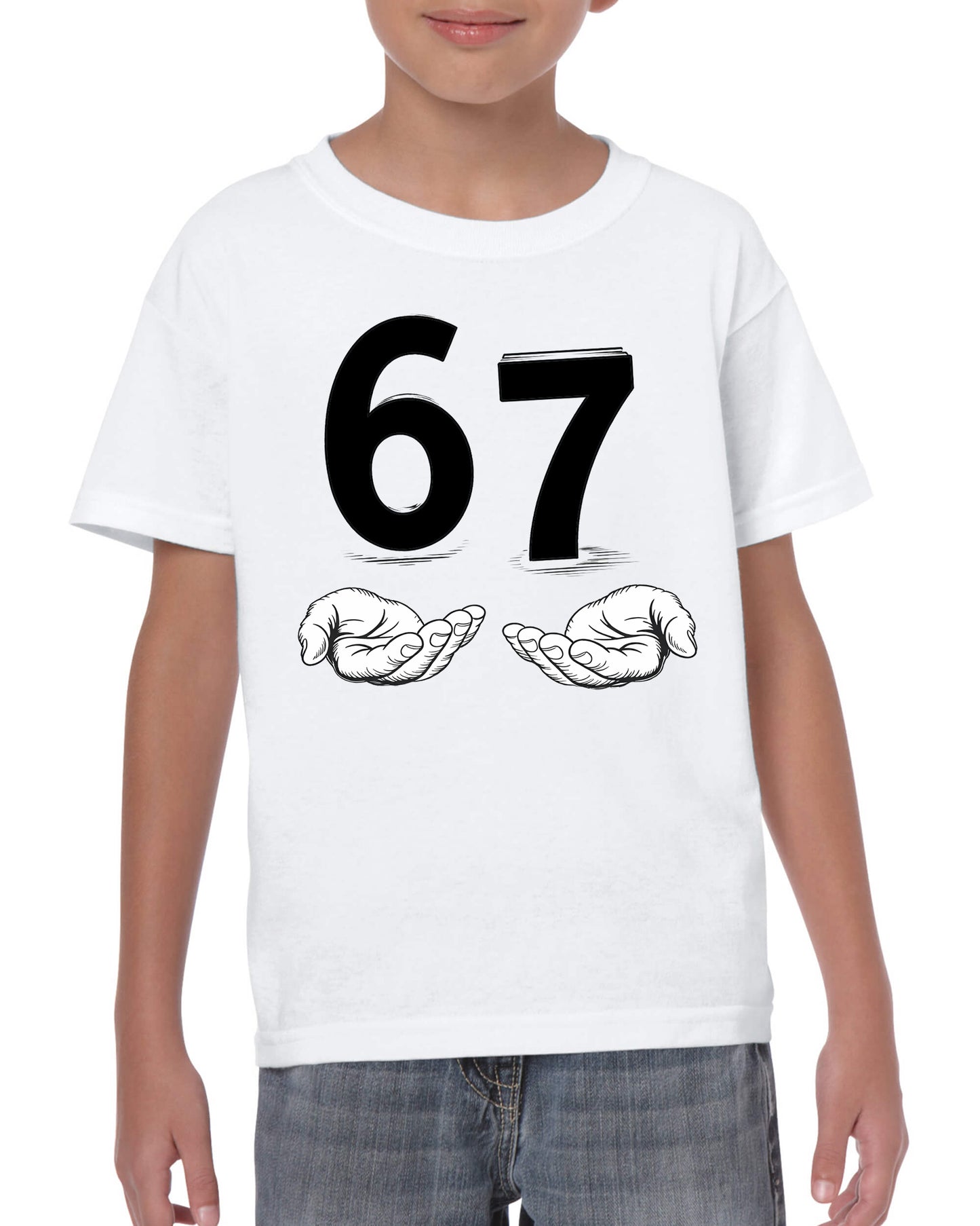 Maglietta 6-7 Meme Six Seven bambini