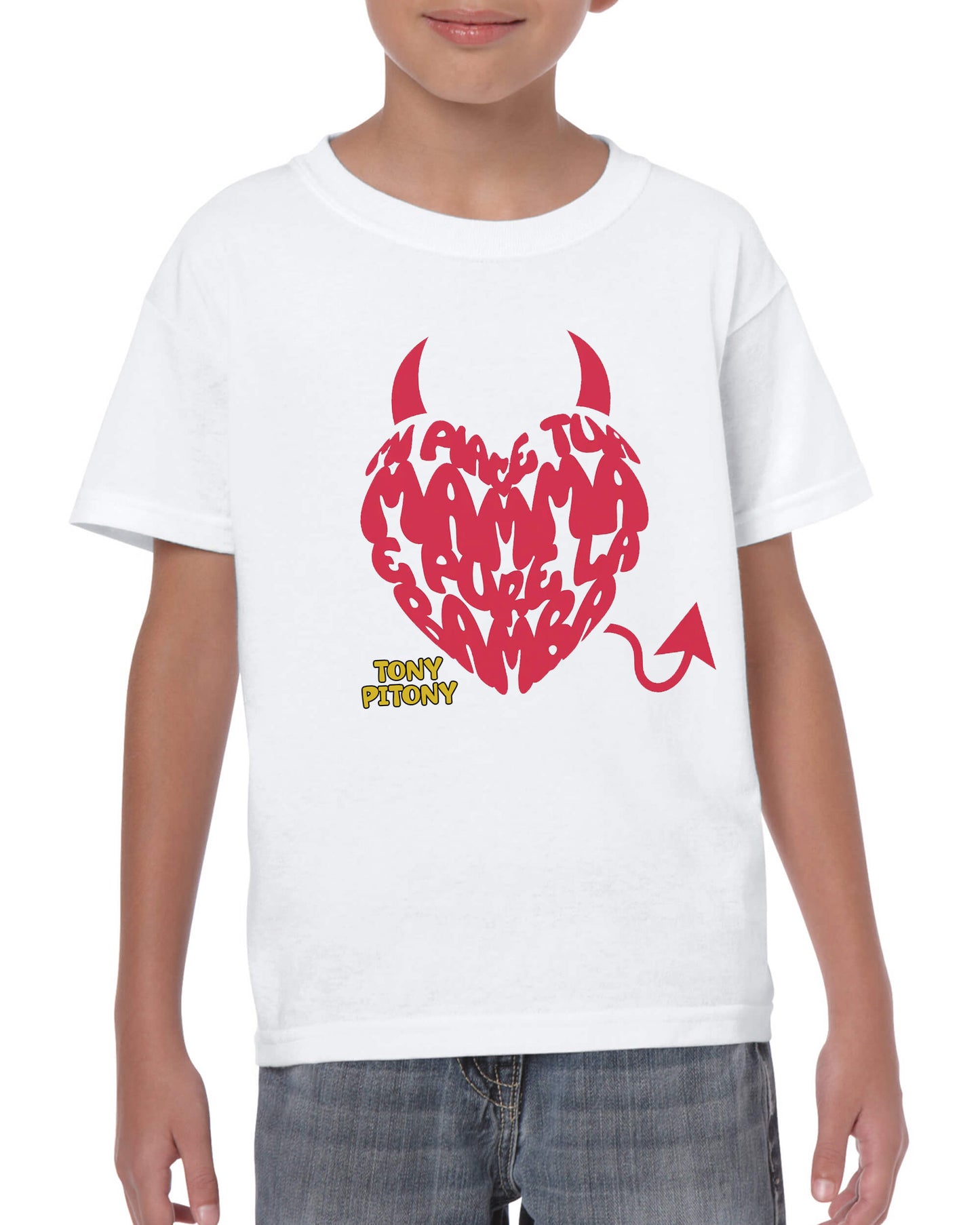 Maglietta Tony Pitony v.3 - Mi piace tua mamma e pure la bamba