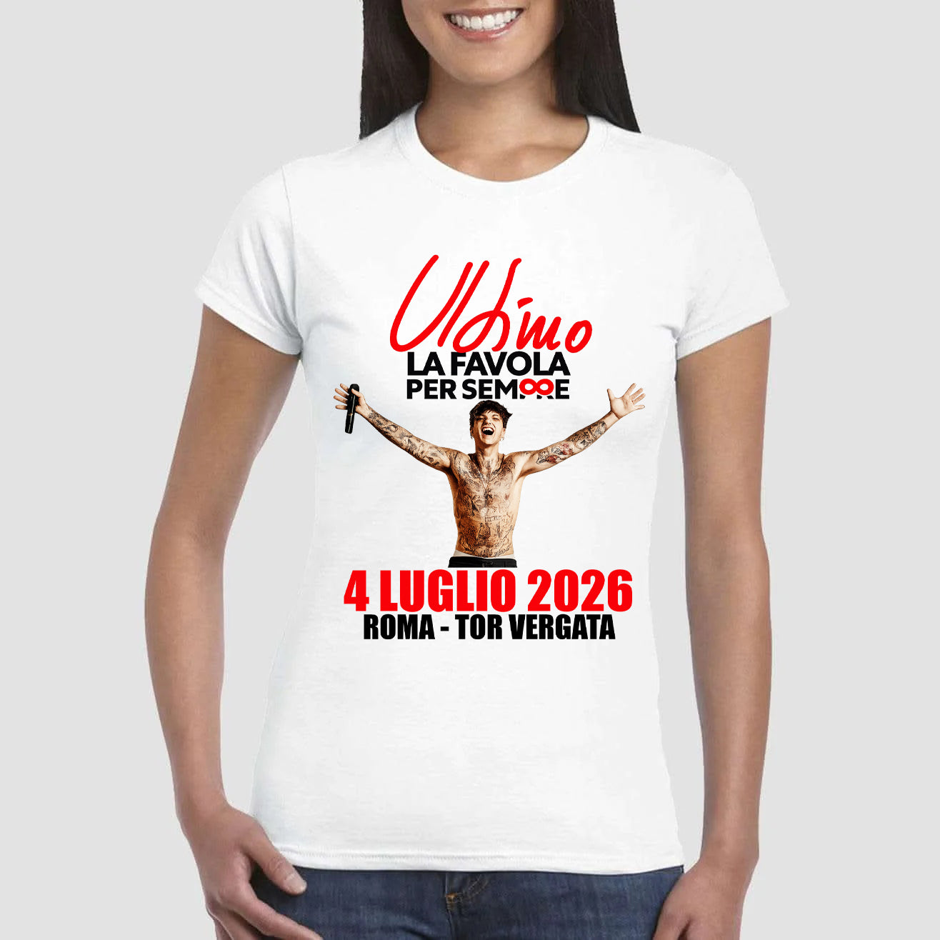 Maglietta di Ultimo La Favola Per Sempre 2026