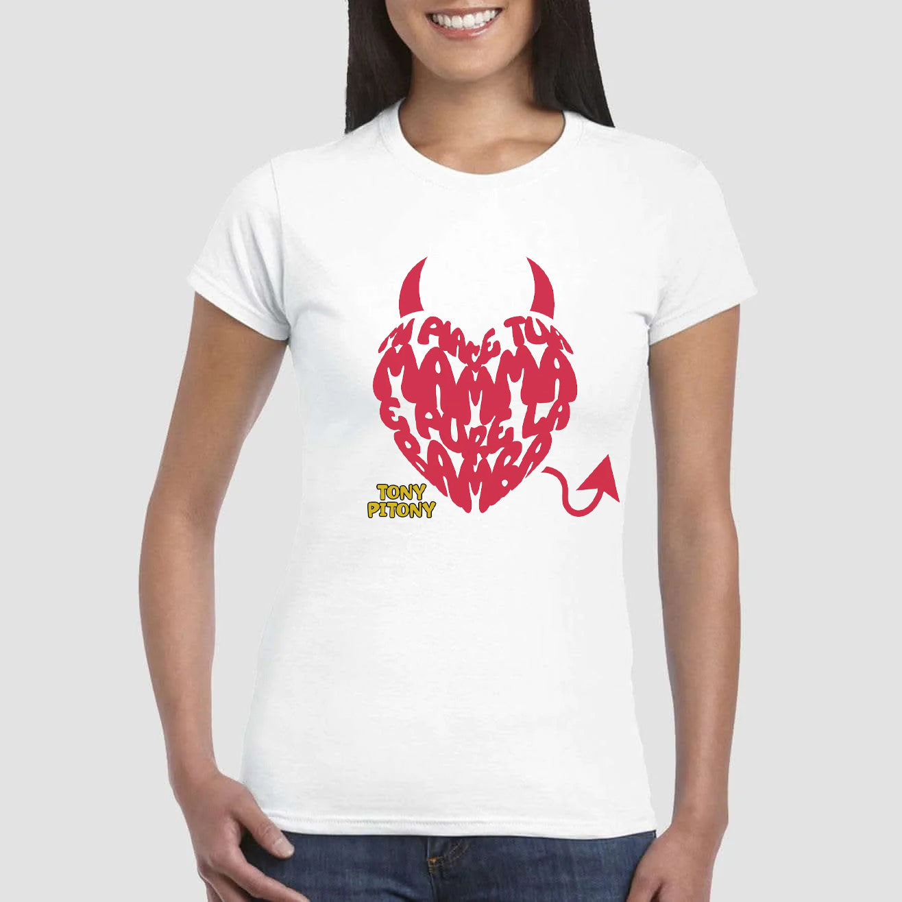 Maglietta Tony Pitony v.3 - Mi piace tua mamma e pure la bamba