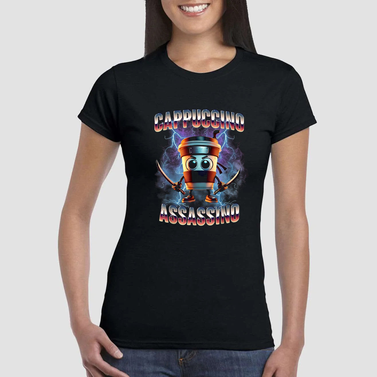 Maglietta dei Brain Rot - Cappuccino Assassino