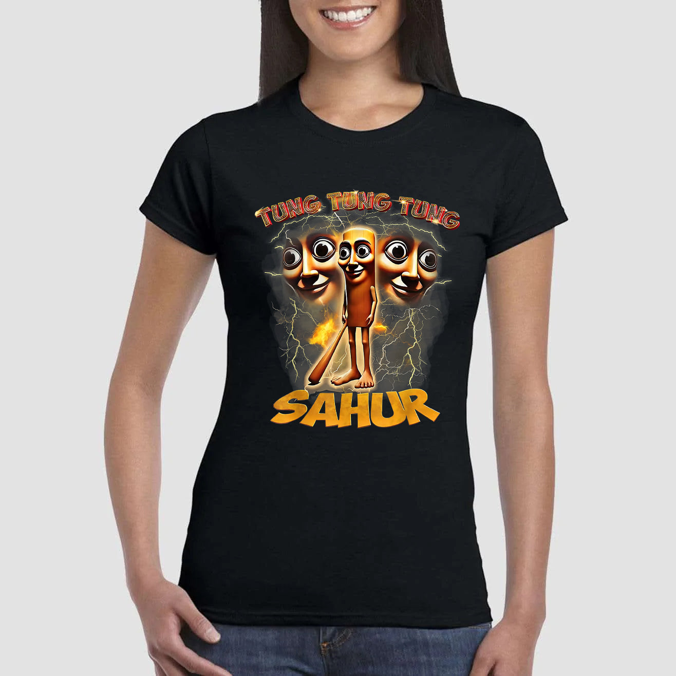 Maglietta dei Brain Rot - Tung Tung Sahur