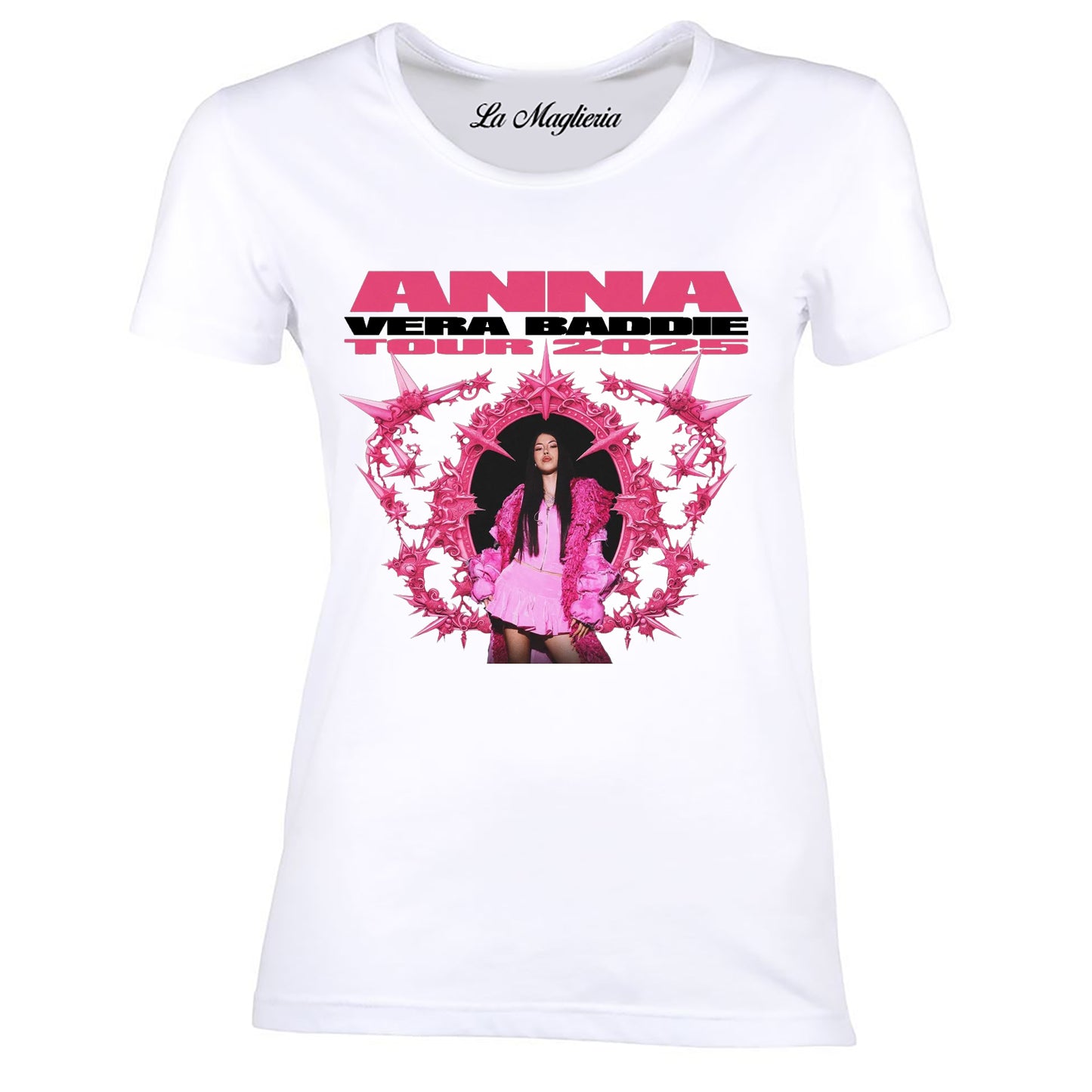 Maglietta di Anna Pepe "Vera Baddie" Tour 2025