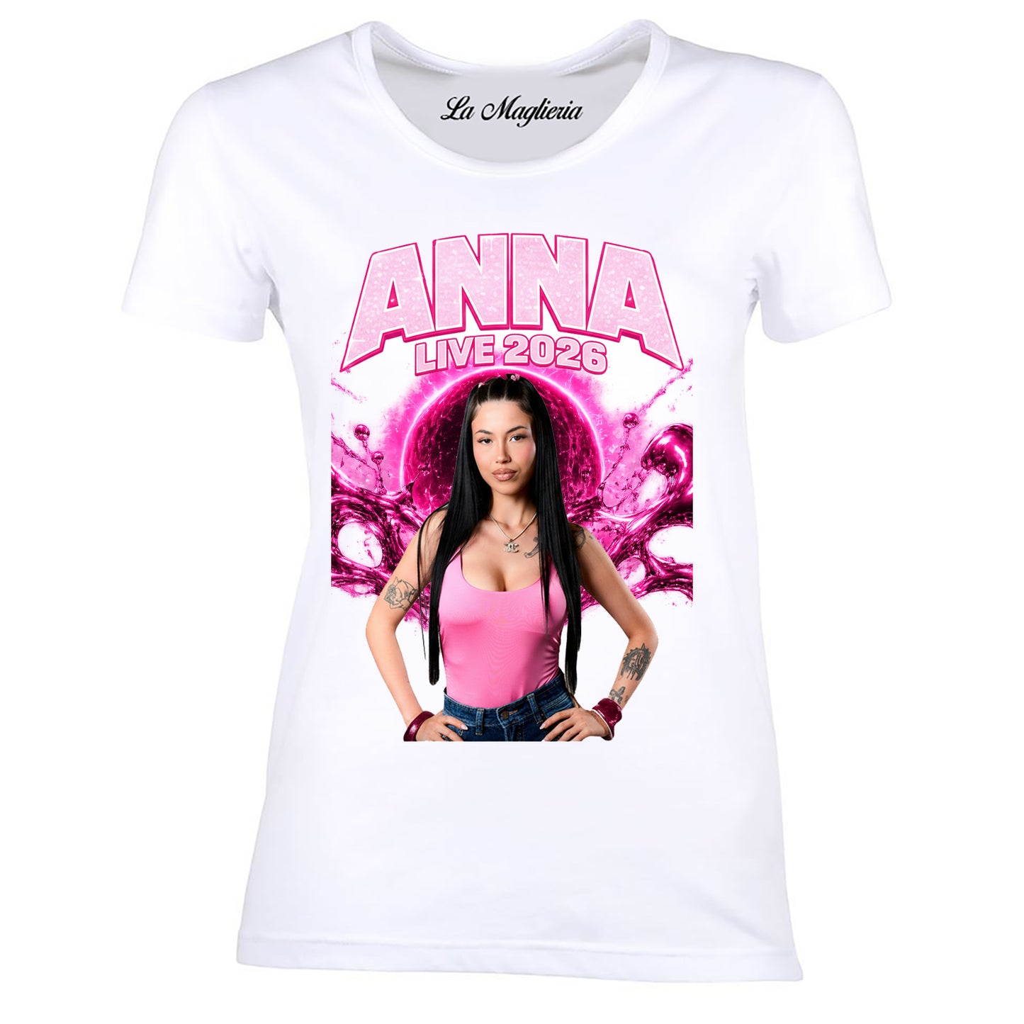 Maglietta di Anna Pepe "Vera Baddie" Tour 2026