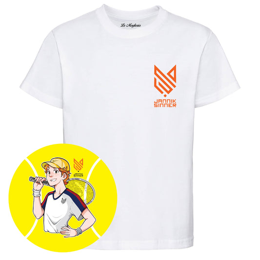 Maglietta di Jannik n.1 al mondo di Tennis