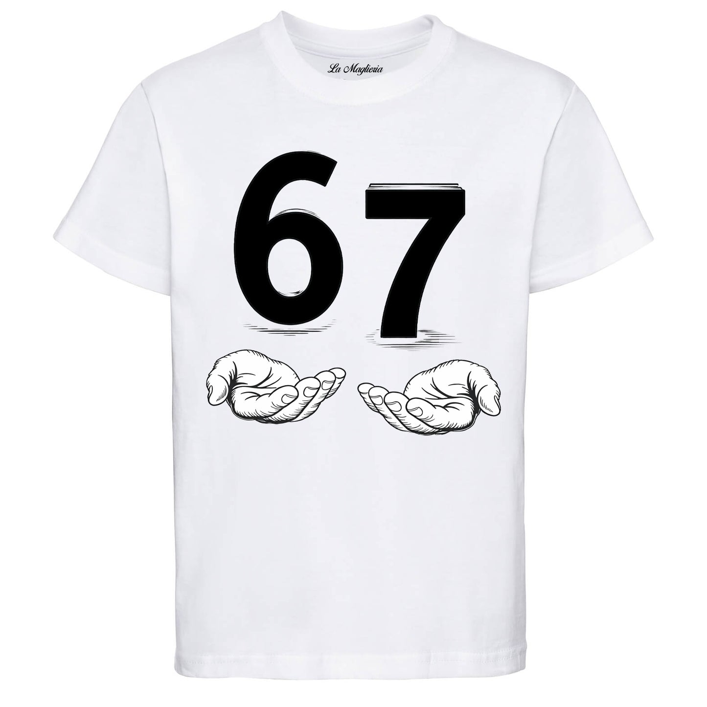 Maglietta 6-7 Meme Six Seven bambini