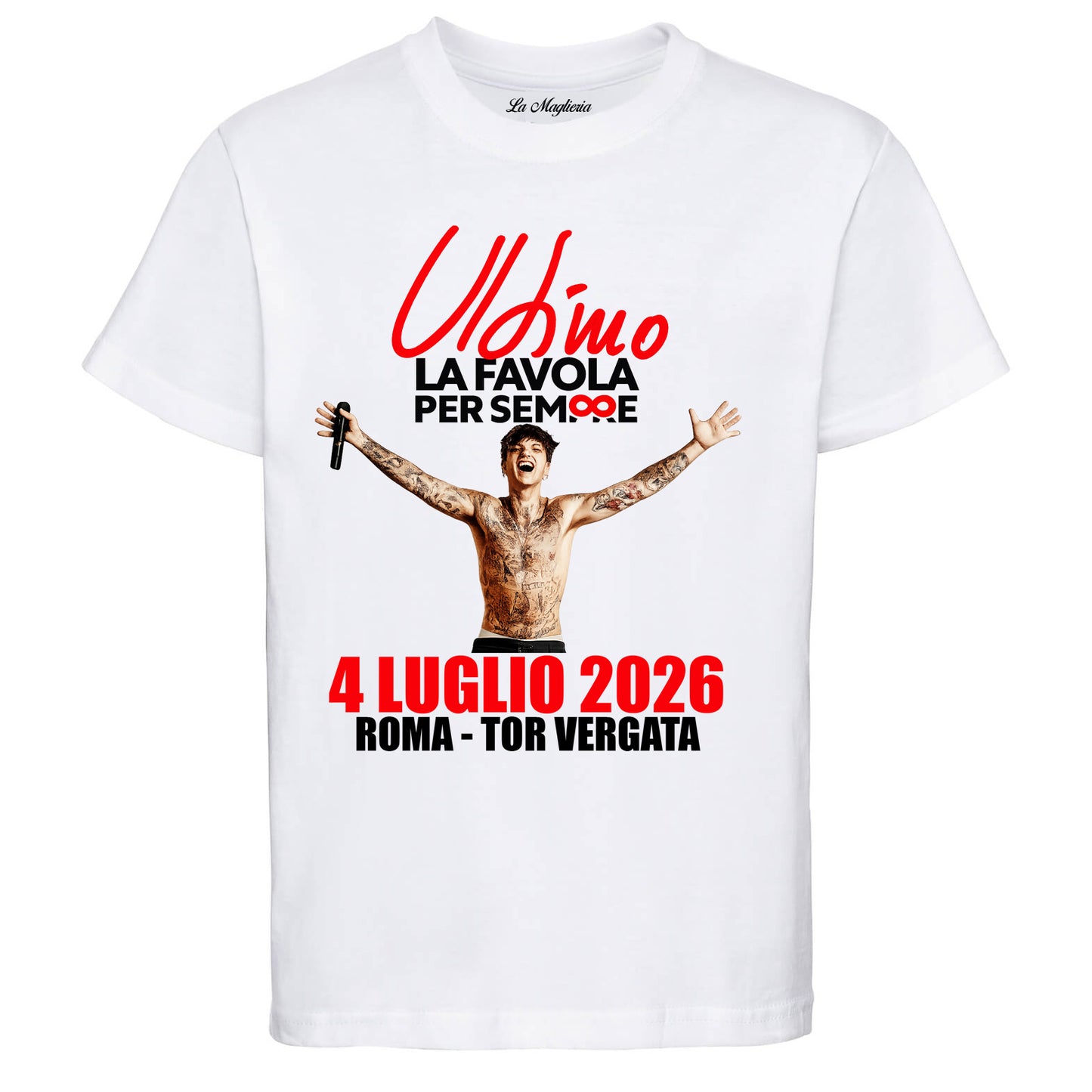 Maglietta di Ultimo La Favola Per Sempre 2026