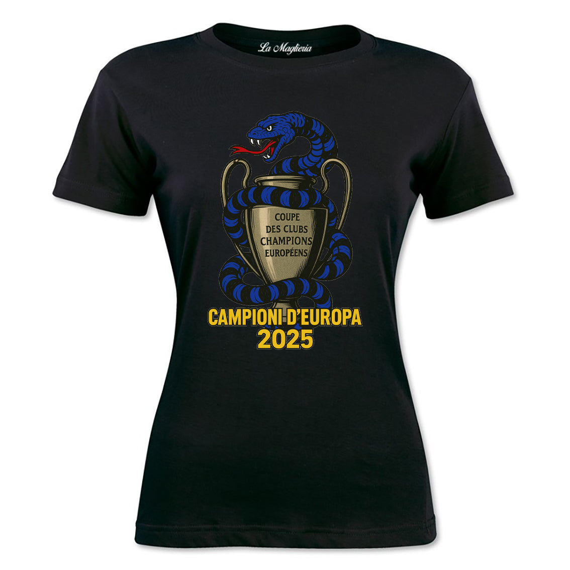 Maglietta celebrativa Internazionale Campione d'Europa Champions League 2024-2025