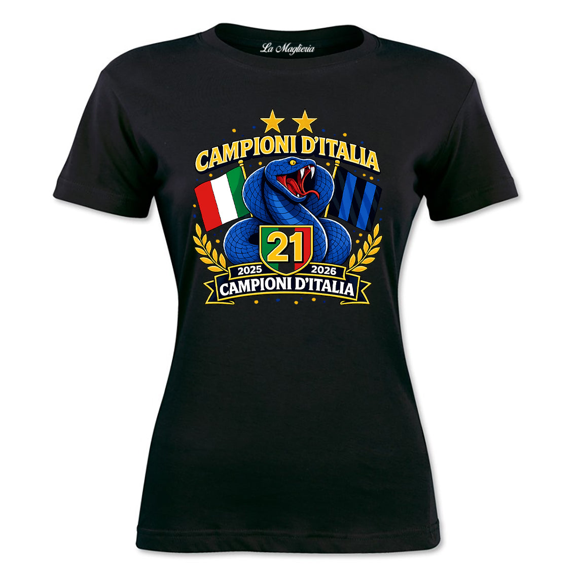 Maglietta Celebrativa 21° Scudetto Inter 2025-2026 v.1