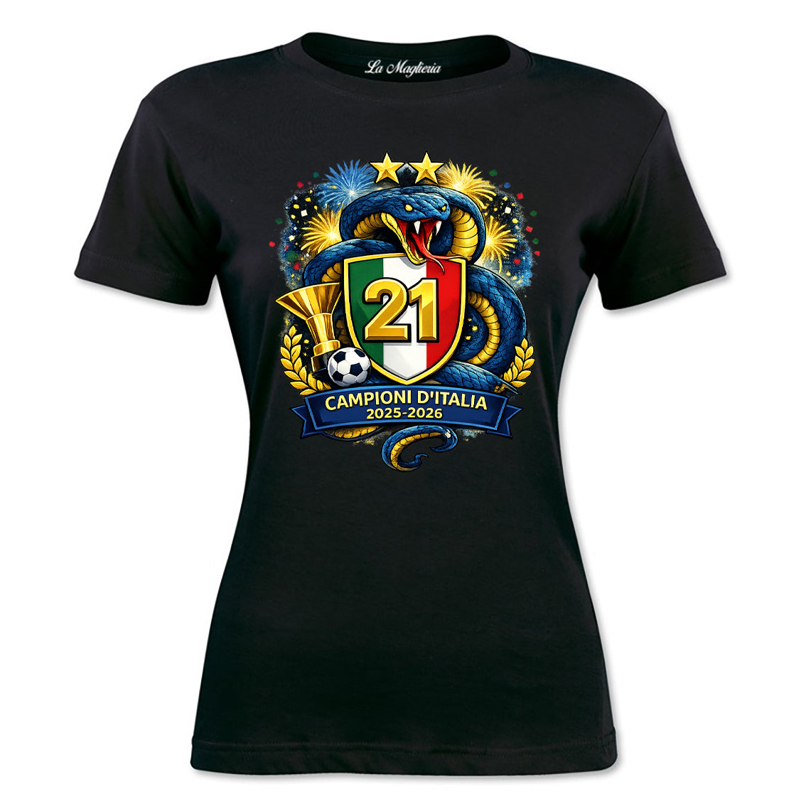 Maglietta Celebrativa 21° Scudetto Inter 2025-2026 v.2