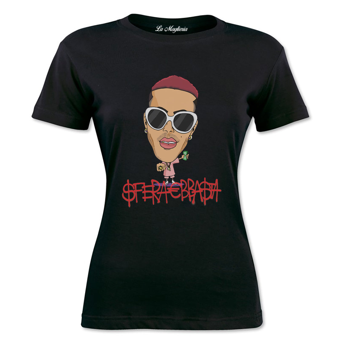 Maglietta fumetto Sfera Ebbasta BHMG