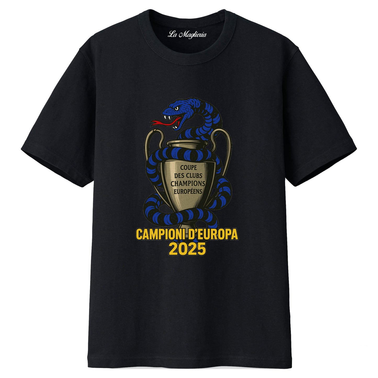 Maglietta celebrativa Internazionale Campione d'Europa Champions League 2024-2025