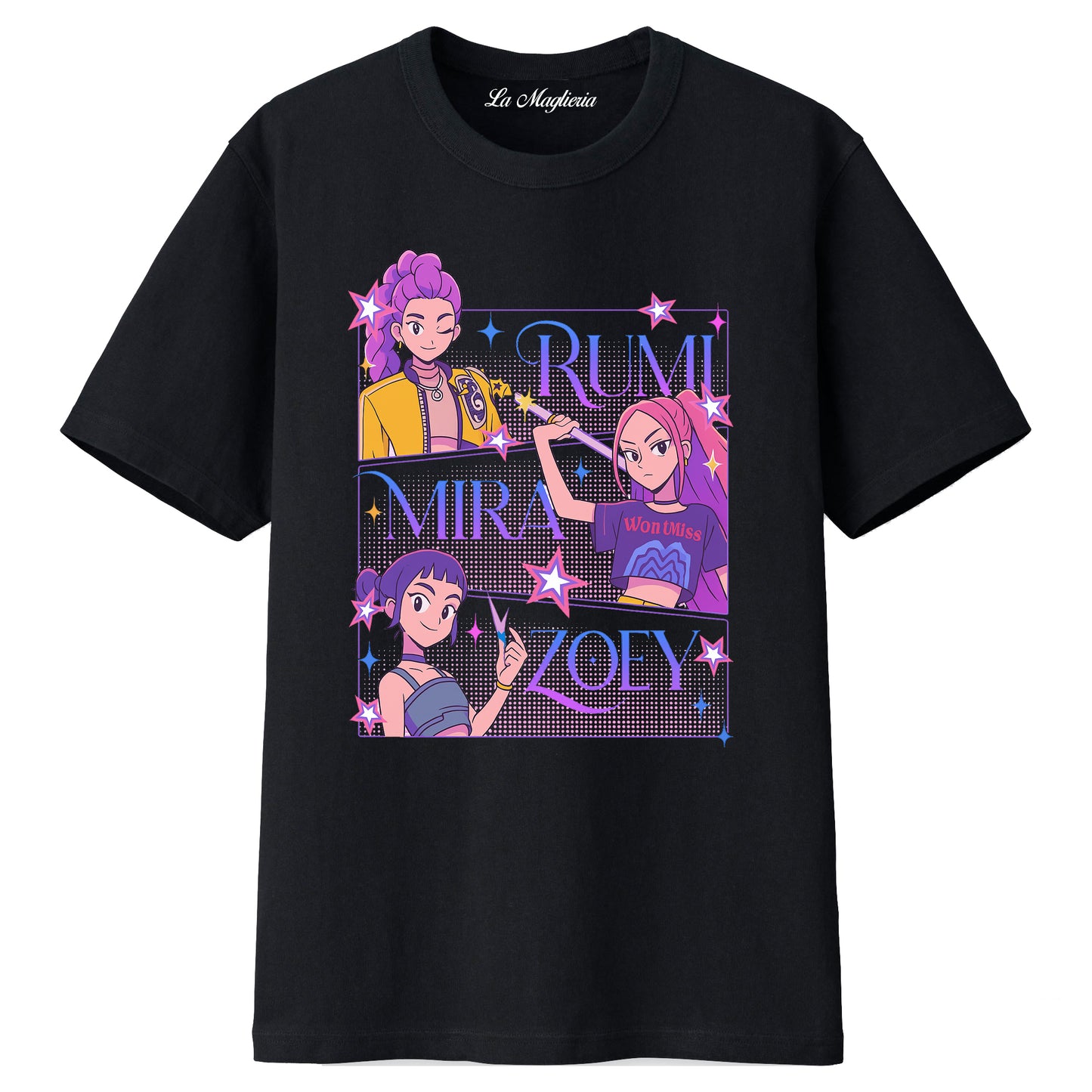 Maglietta di Mira, Zoey e Rumi v4