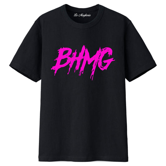 Maglietta Sfera Ebbasta BHMG stampa fluo