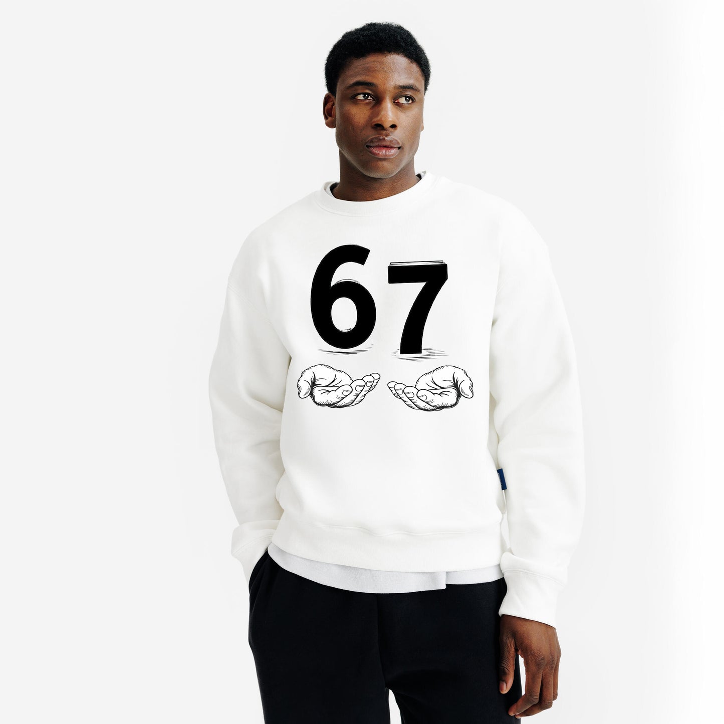Felpa 6-7 Meme Six Seven bambini