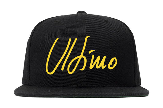 Cappello Snapback di Ultimo (stampa gialla)