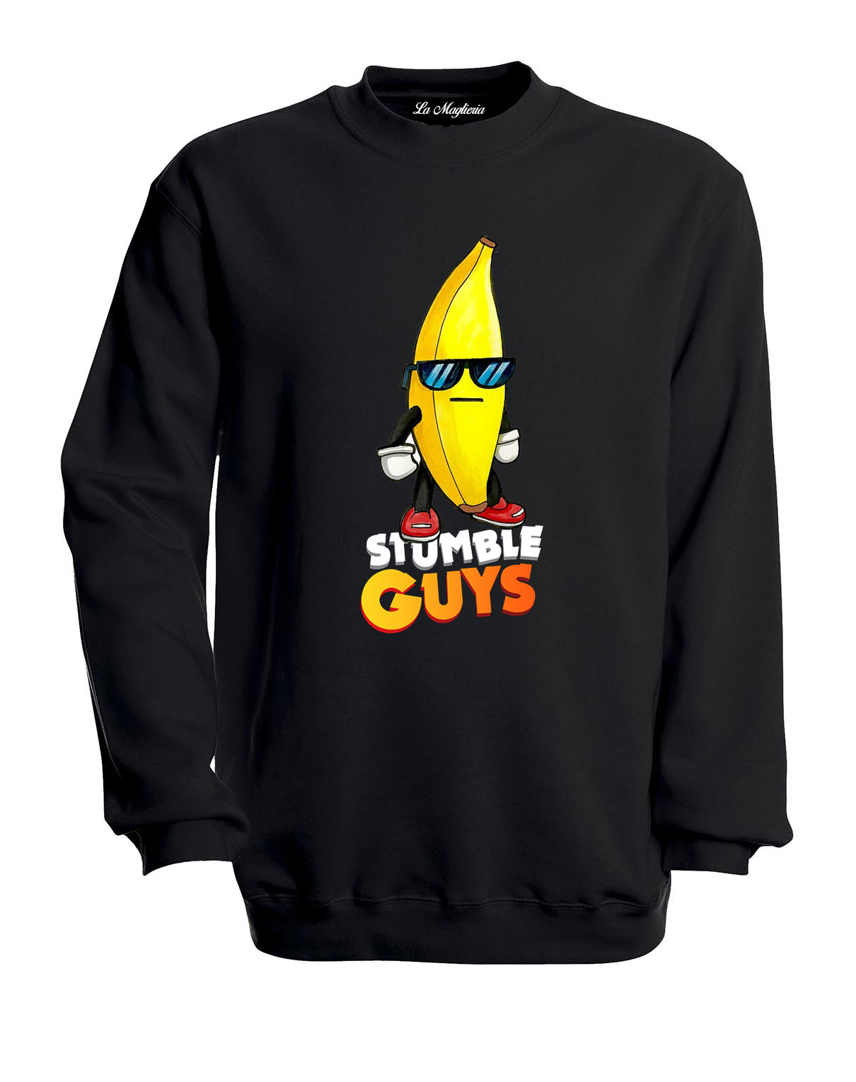 Felpa di Stumble Guys Banana Guy - Cappuccio o Girocollo