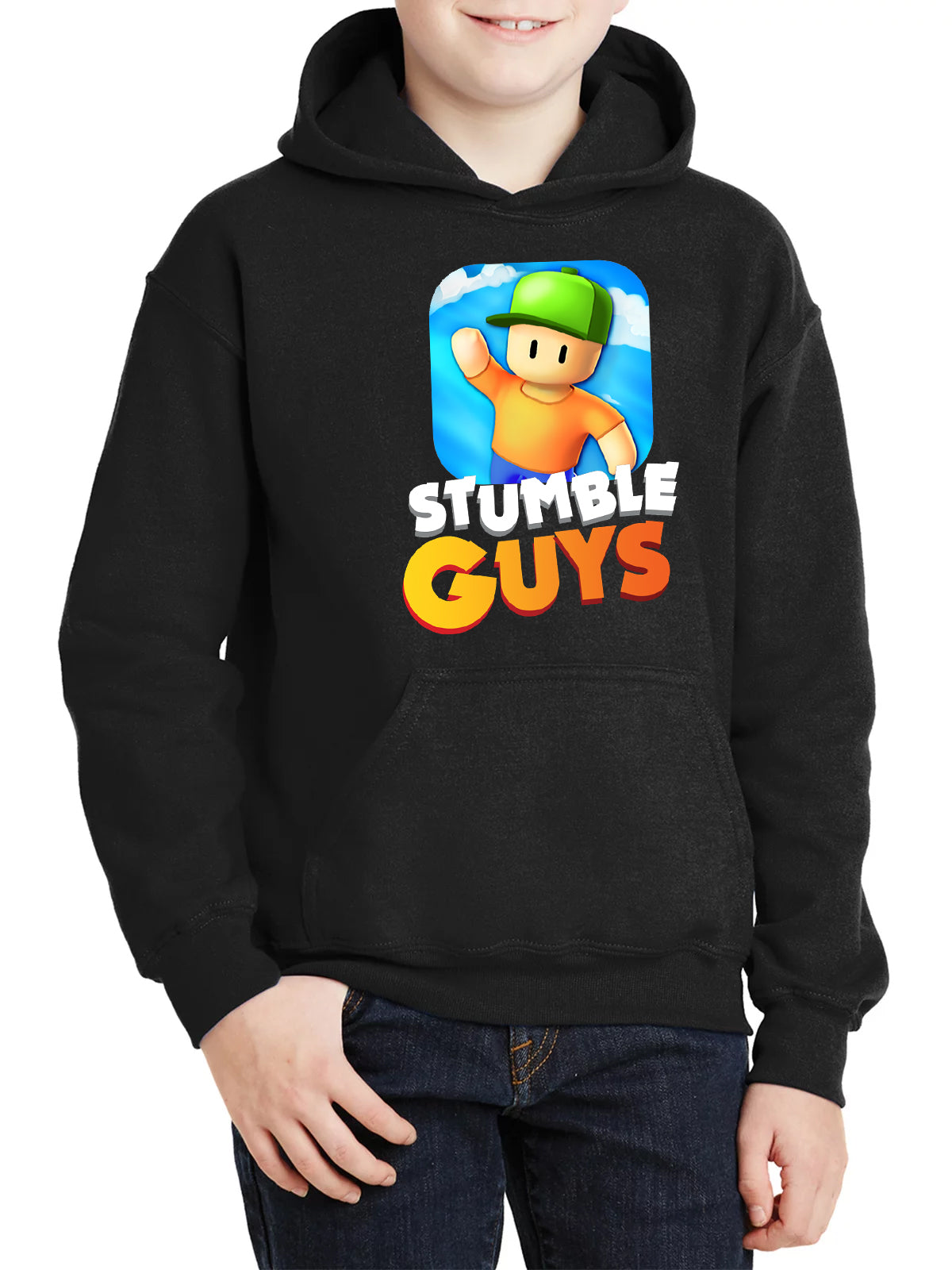 Felpa di Stumble Guys - Cappuccio o Girocollo